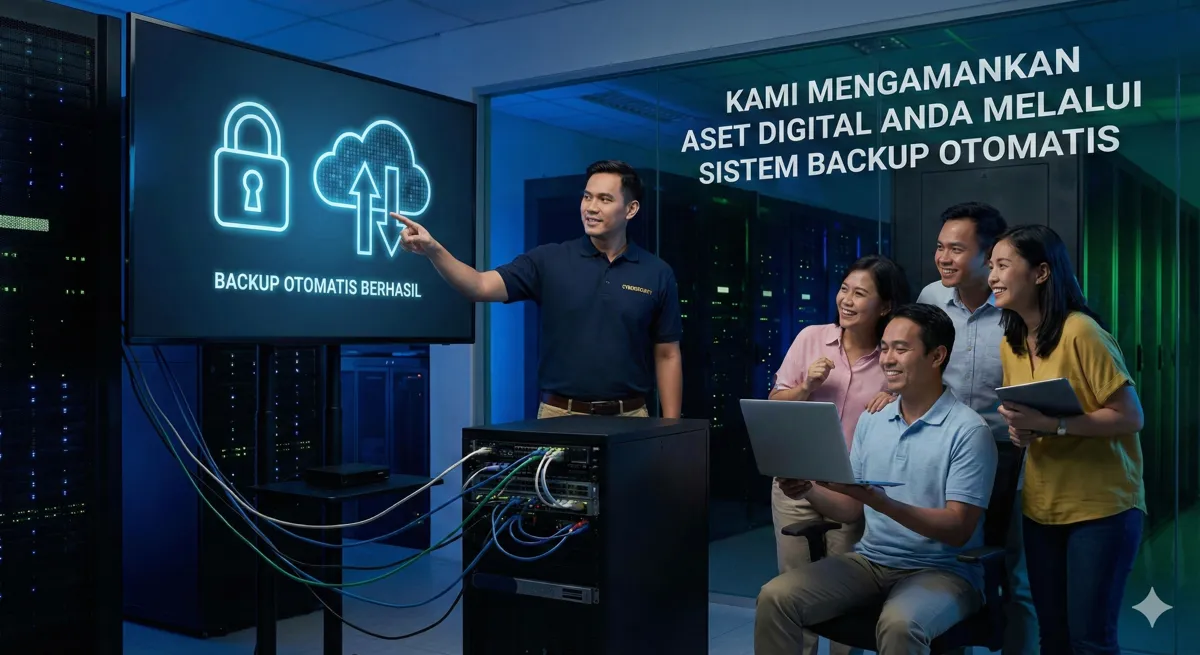 kami mengamankan aset digital Anda melalui sistem backup otomatis kami mengamankan aset digital Anda melalui sistem backup otomatis